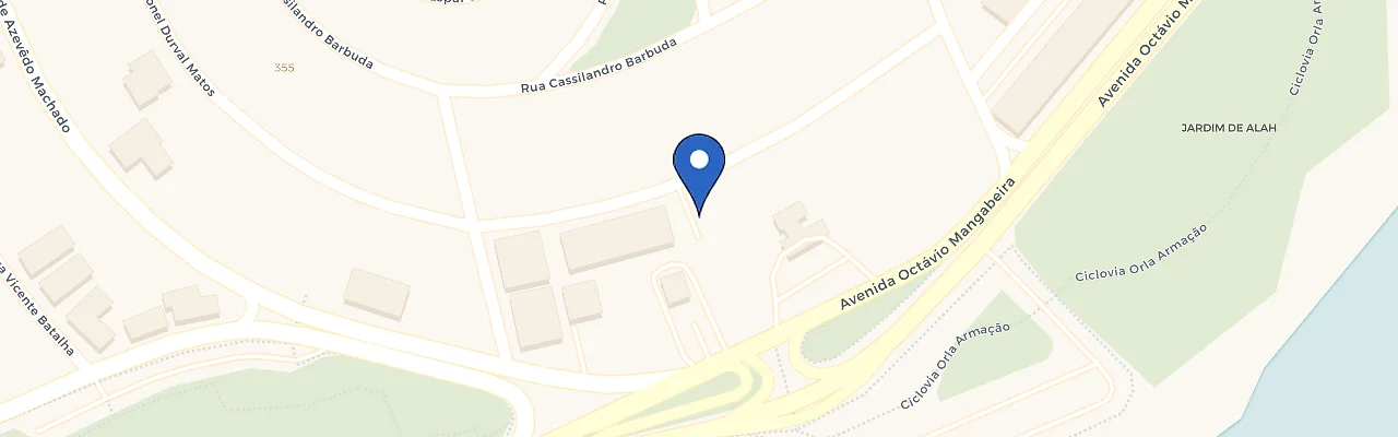 Mapa da estação McDonalds Costa Azul