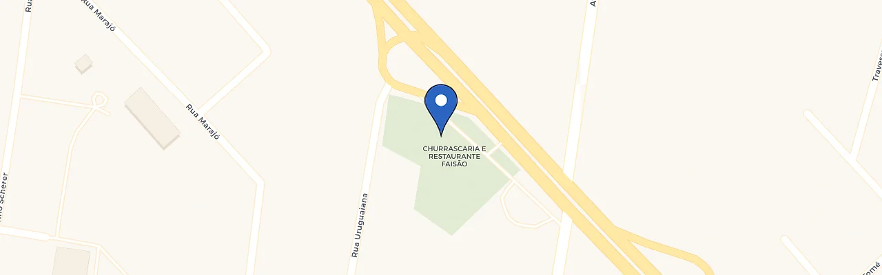 Mapa da estação Churrascaria Faisão