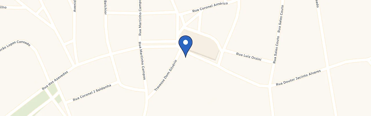 Mapa da estação Hotel Monsenhor Vicente
