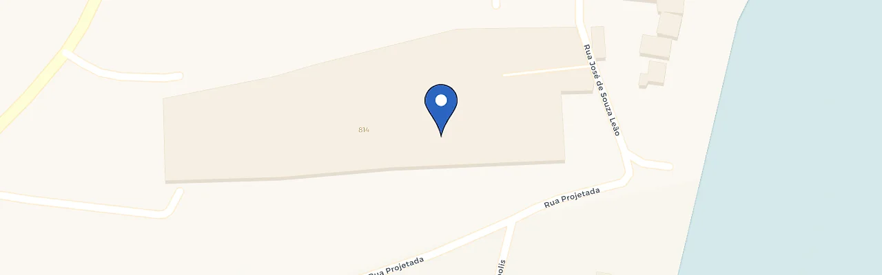 Mapa da estação Fazenda Cervejeira