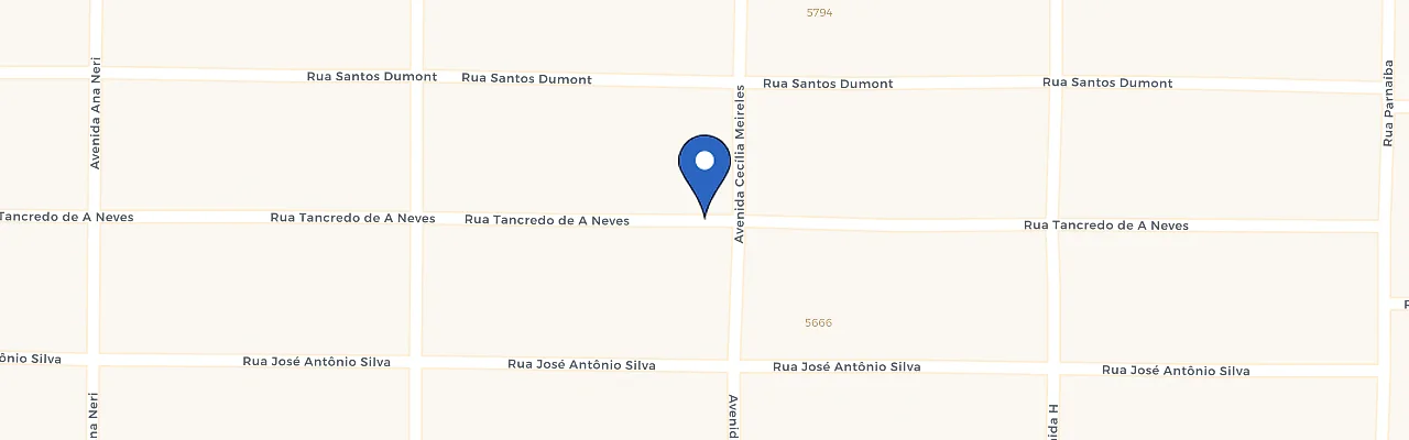 Mapa da estação Residencial