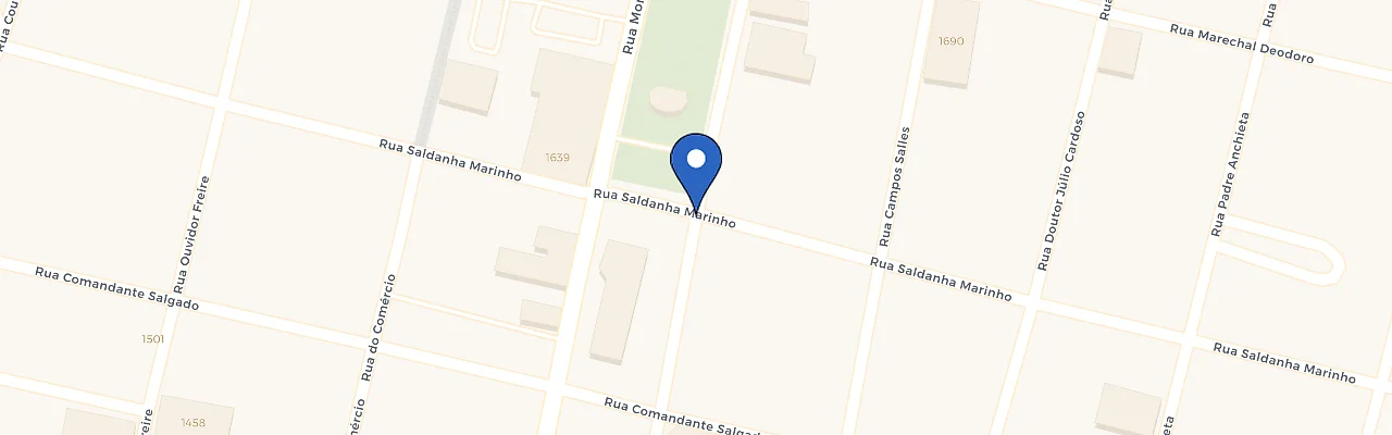 Mapa da estação Franca