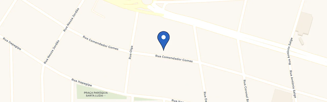 Mapa da estação Uberaba