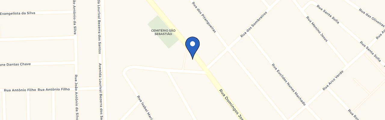 Mapa da estação Posto Cruzeiro do Sul