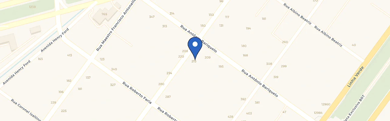 Mapa da estação Fanny