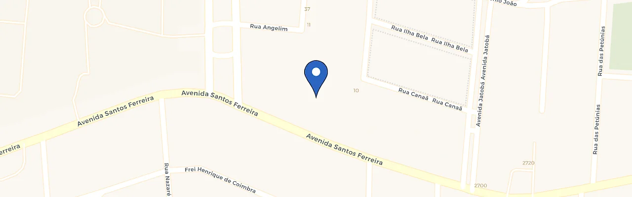 Mapa da estação Rissul Santos Ferreira