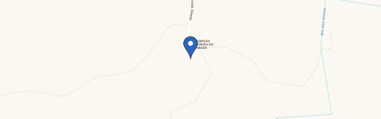 Mapa da estação Cachoeira Do Abade