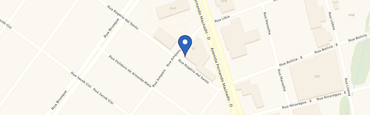 Mapa da estação Tri Hotel Chapecó
