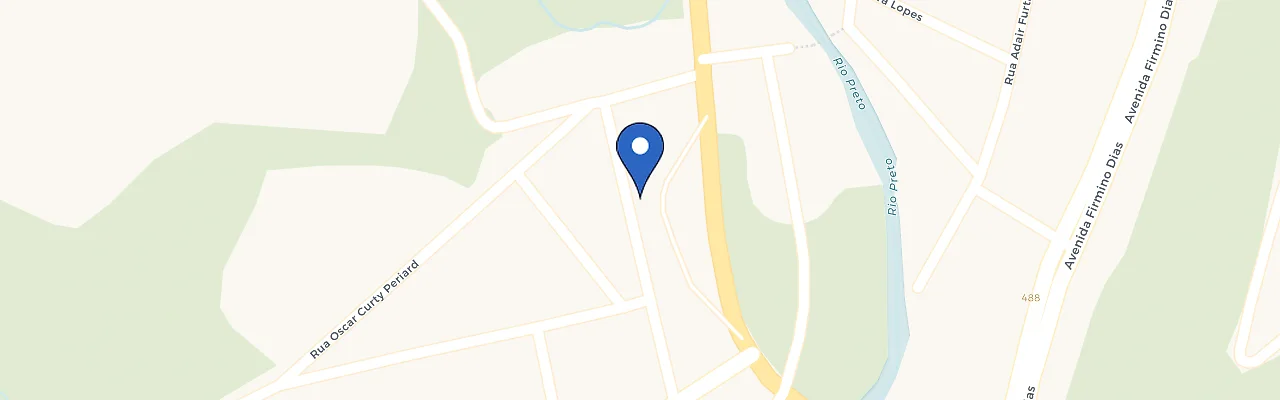 Mapa da estação Evomob Auto Posto TPJ