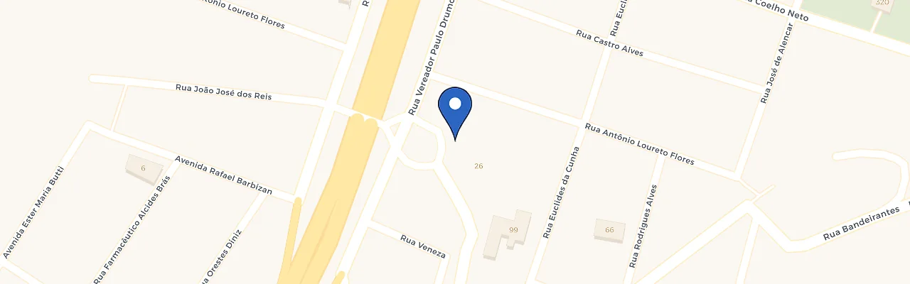 Mapa da estação GDC Mobi
