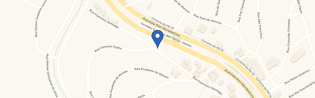 Mapa da estação Vila Torres Galvão Paulista - PE