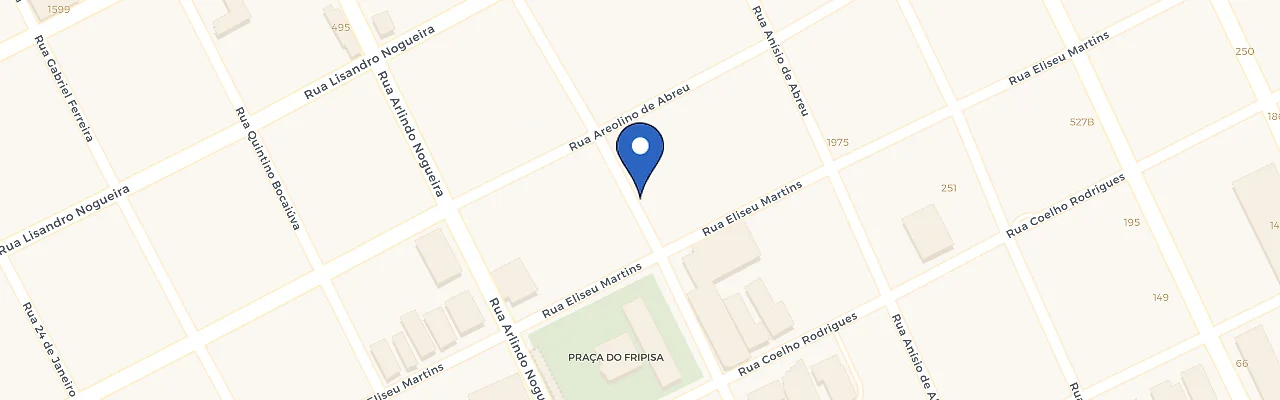 Mapa da estação Praça do Fripisa - Duo Telecom