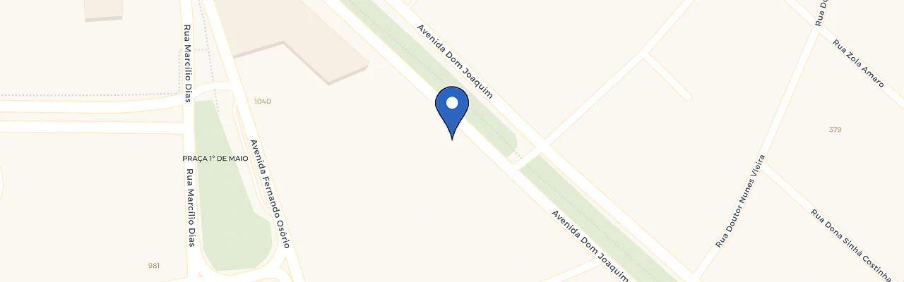 Mapa da estação Academia Profit Pelotas Dom Joaquim