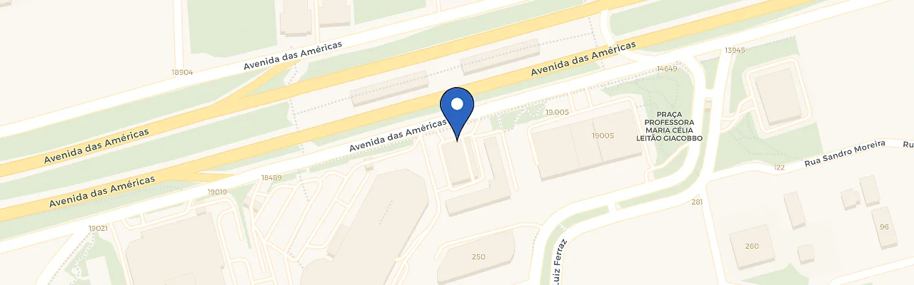Mapa da estação Rede ML Recreio - RJ Eletropostos