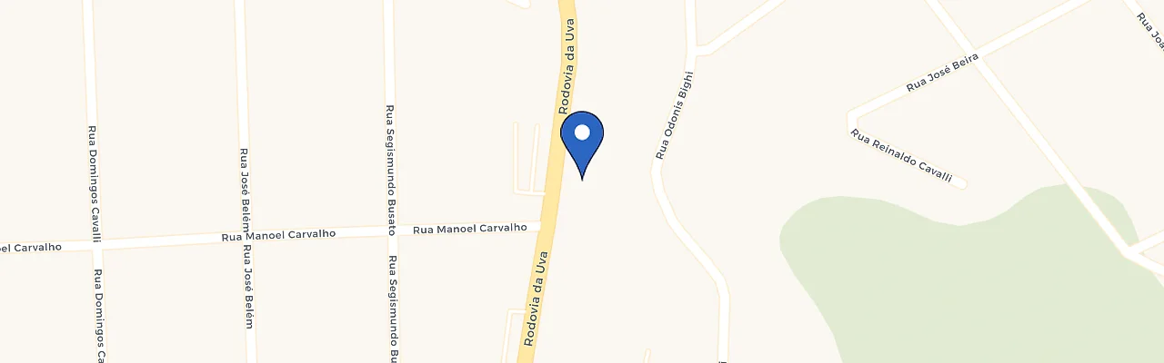 Mapa da estação CNF Rodovia Da Uva