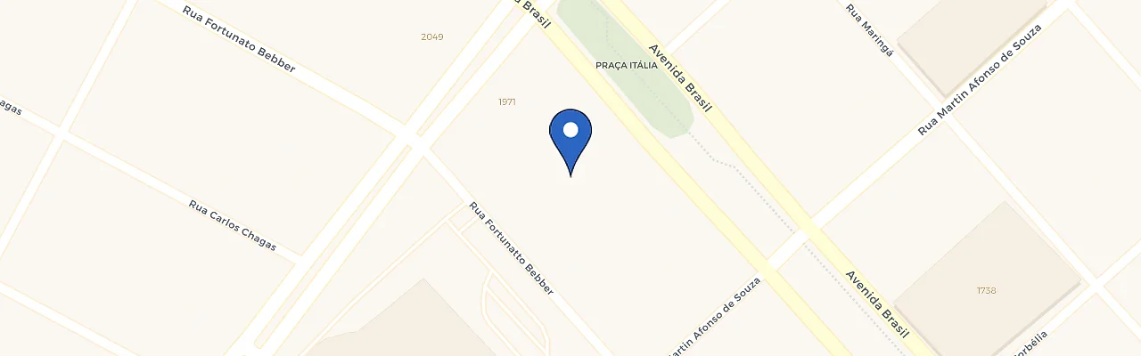 Mapa da estação Volvo Servopa Cascavel