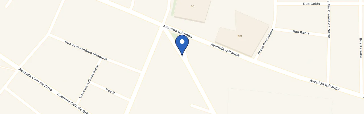Mapa da estação Inacio Baterias E Acessórios