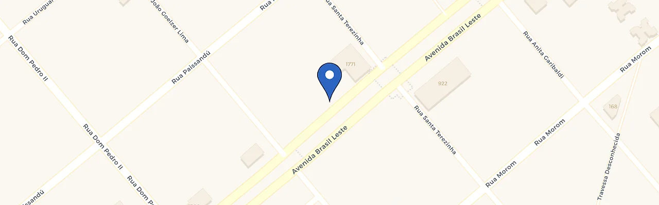 Mapa da estação Petropolis Mobilidade