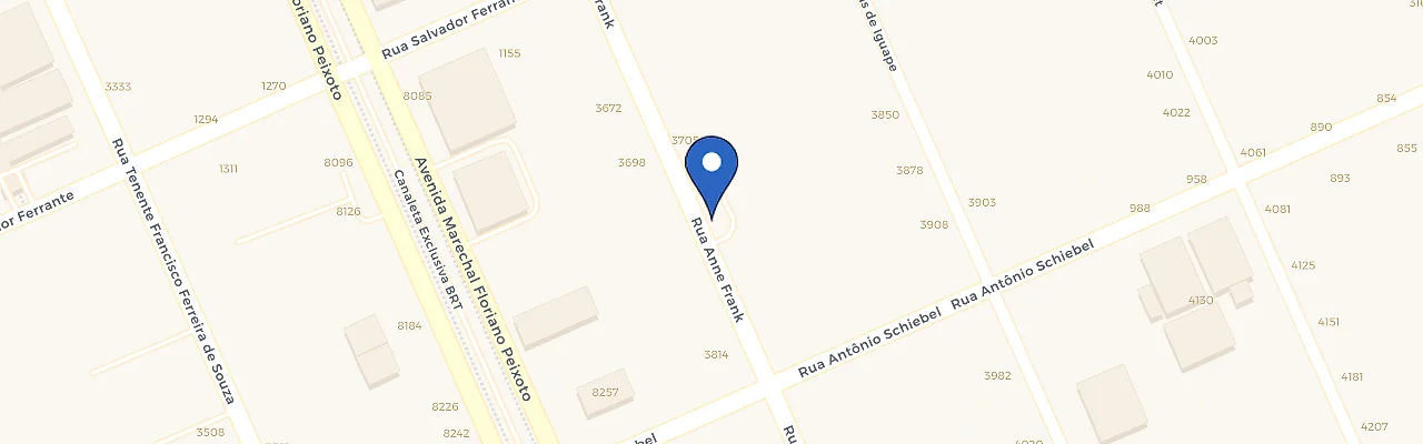 Mapa da estação Shopping Novo Pollo
