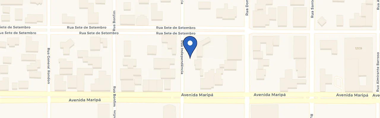 Mapa da estação Rua Independência, 1860