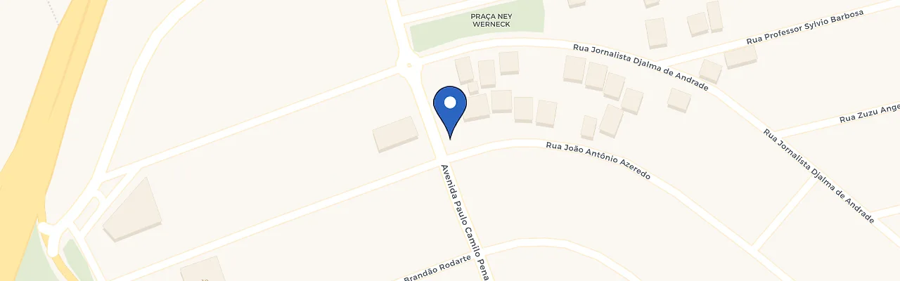 Mapa da estação Inter Café