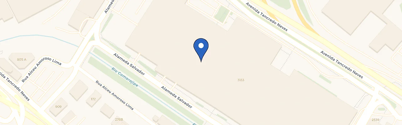Mapa da estação Salvador Shopping