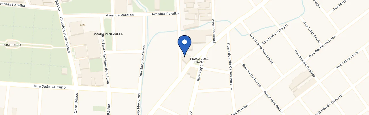 Mapa da estação Eltec Recharge