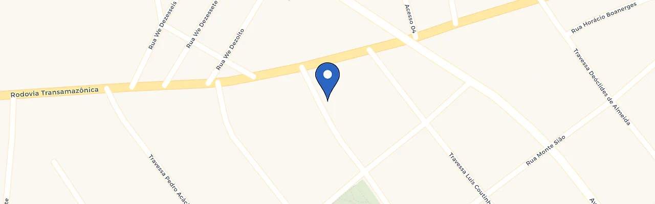 Mapa da estação Auto Posto Lira