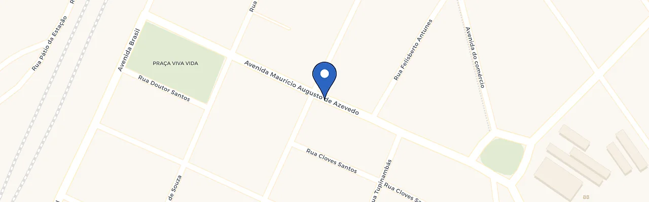 Mapa da estação 100% Elétrico