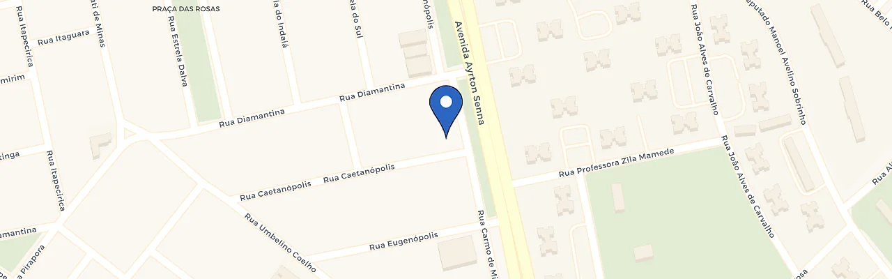 Mapa da estação Rei Dos Importados