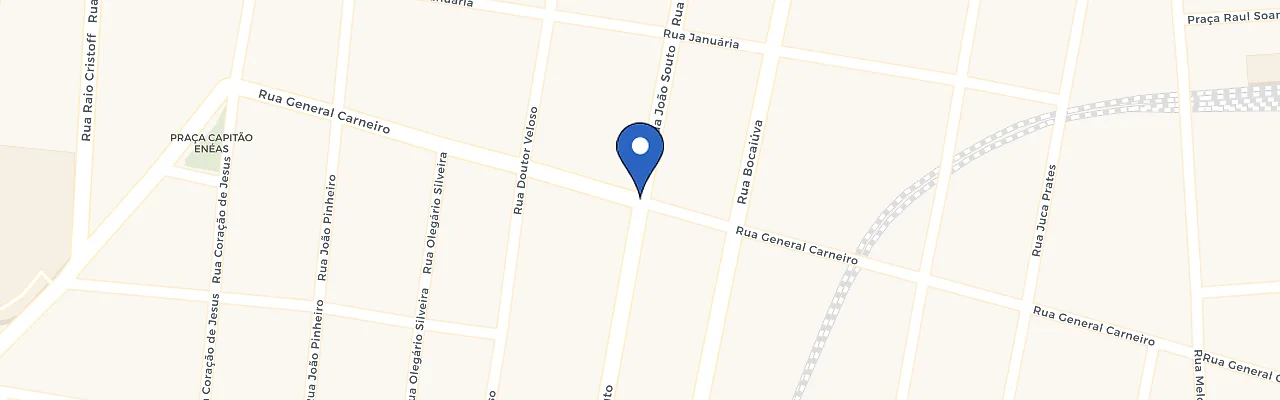 Mapa da estação Montes Claros