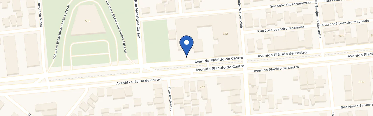 Mapa da estação Linke Supermercados