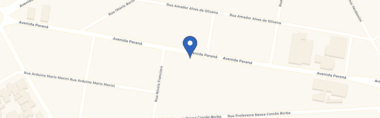 Mapa da estação Paranavaí