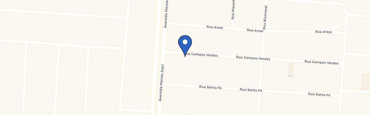 Mapa da estação Rua Campos Verdes