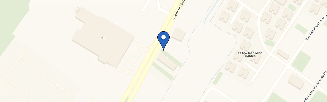 Mapa da estação Vidro X