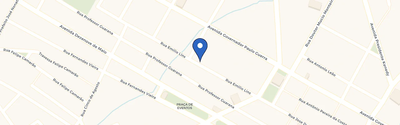 Mapa da estação Comércio