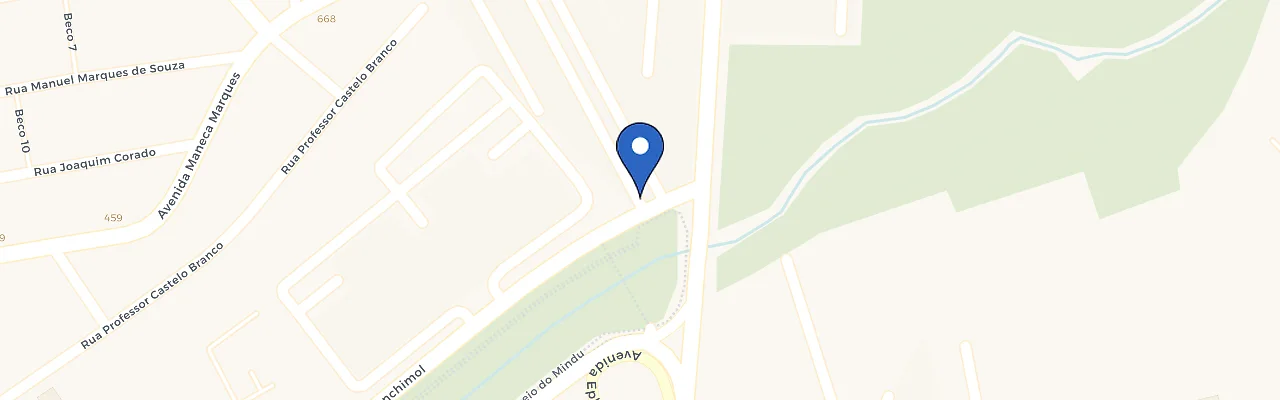 Mapa da estação EV Point