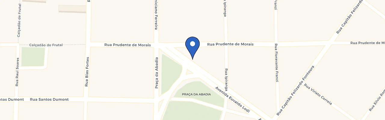 Mapa da estação Frutal