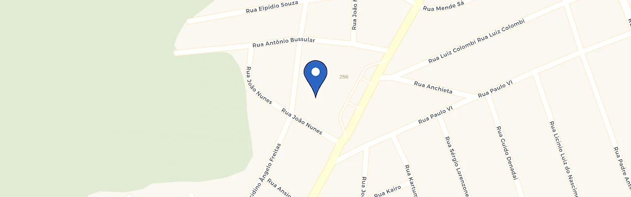 Mapa da estação Hotel São Gabriel