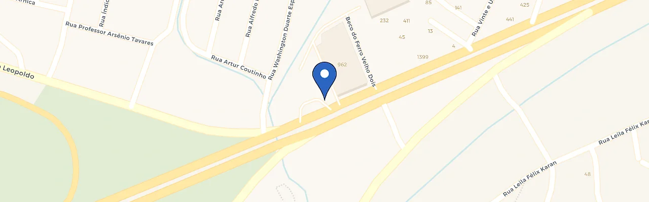Mapa da estação Kroma Conecta Posto Fiji