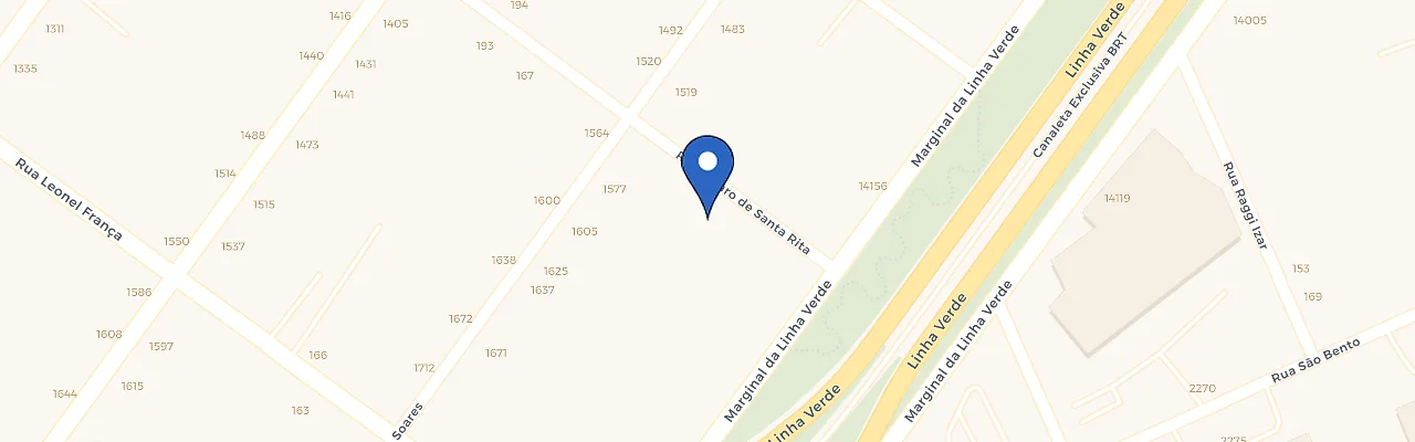 Mapa da estação Balança do Brasília