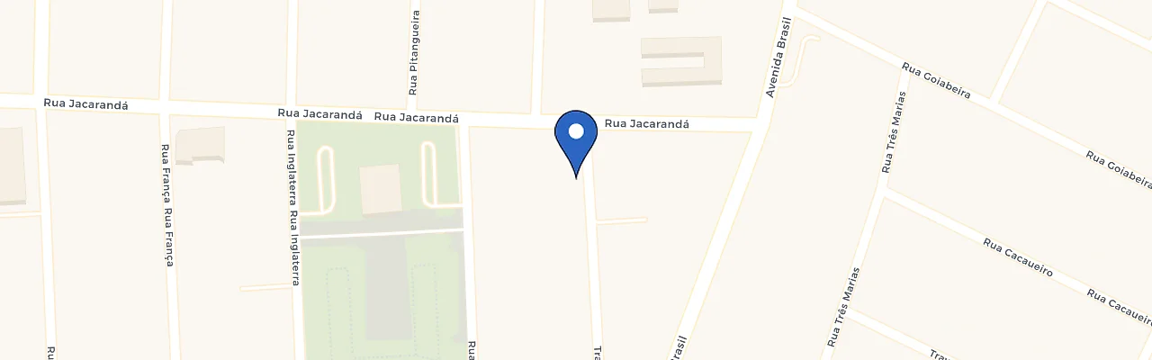 Mapa da estação Posto Pátio Nações