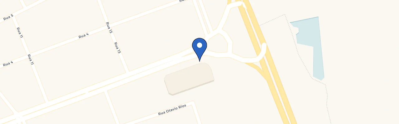 Mapa da estação Atacadão Outlet Jaraguá