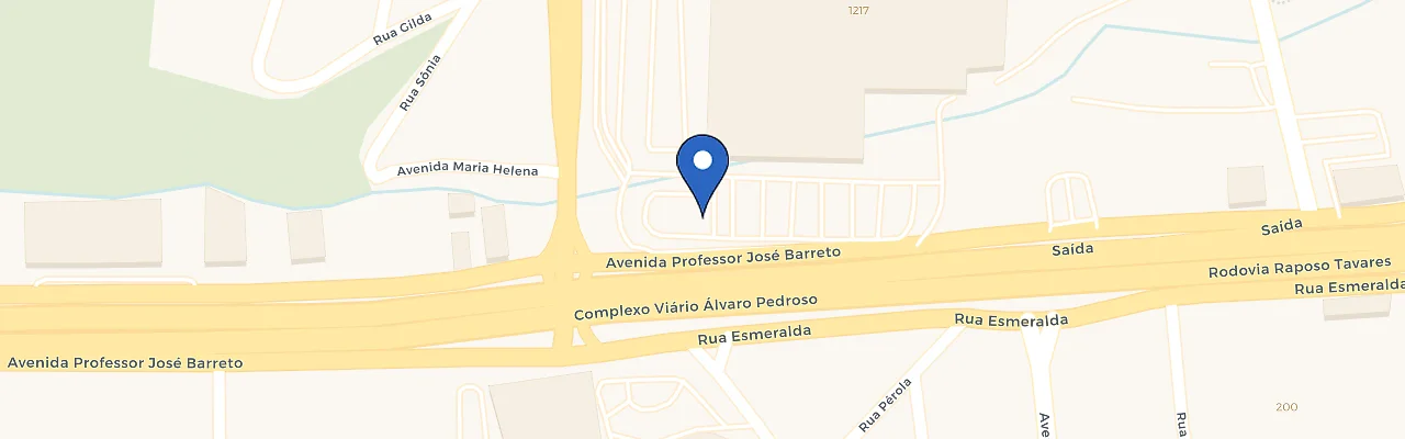 Mapa da estação Atacadão Cotia Centro