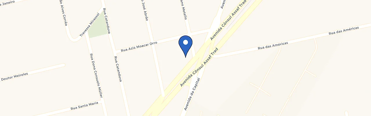 Mapa da estação Grupo R - Coronel Antonino