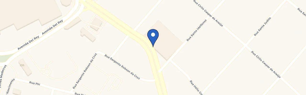 Mapa da estação Power Charge - Santa Cruz Acabamentos