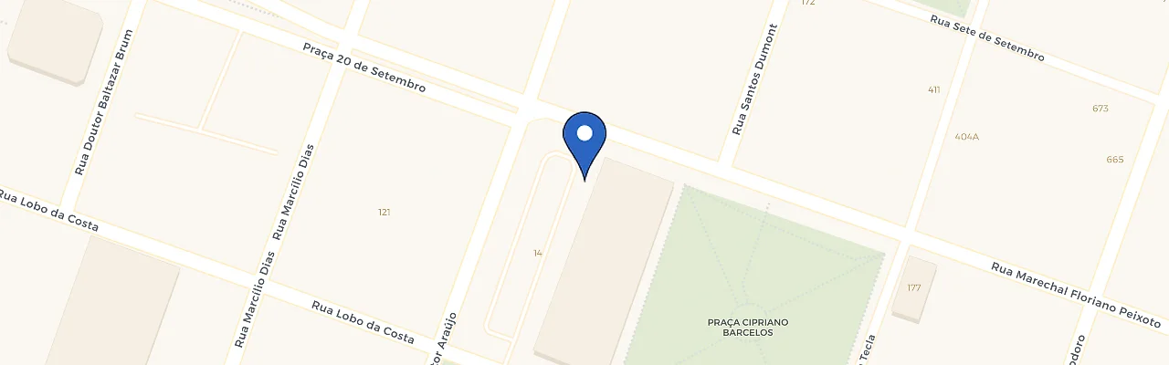 Mapa da estação Pop Center Cris Charge