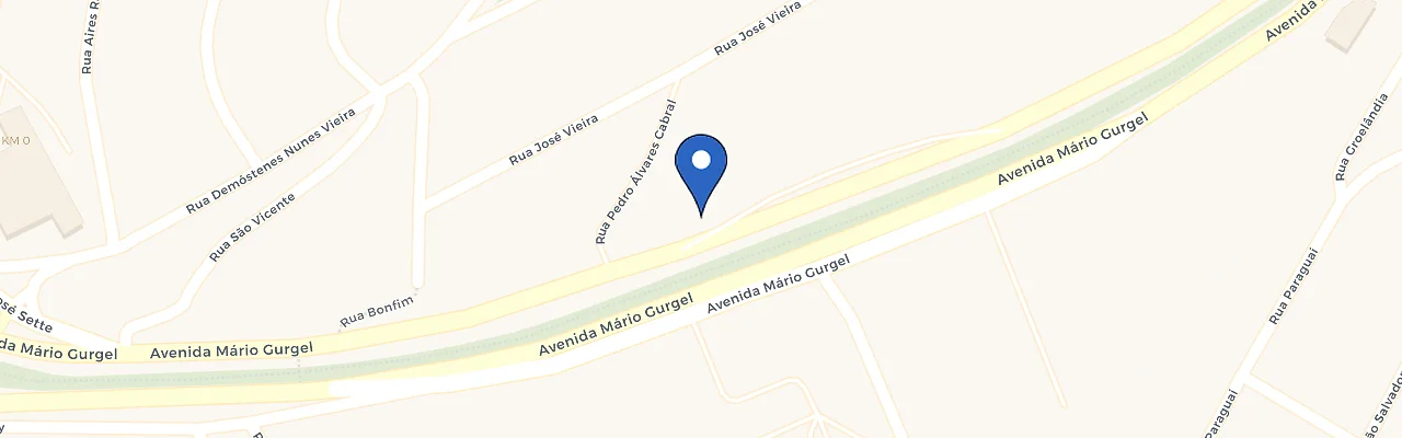 Mapa da estação Coopees Auto Laje