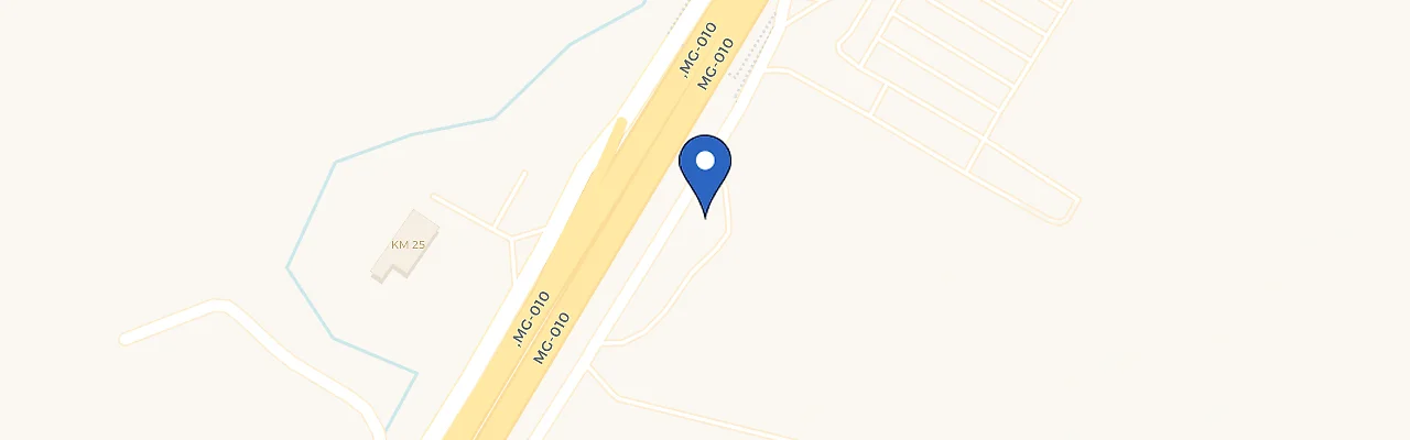 Mapa da estação Posto Duodrive Petrobras