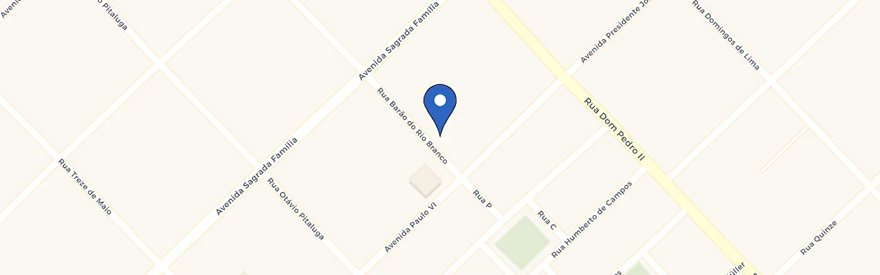 Mapa da estação Supermercado Aurora